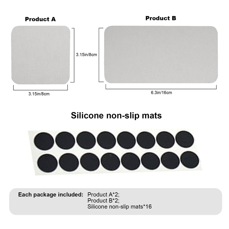 GAESHOW Pack of 4 Water-Absorbent Diatomite Drink Coasters, Quick Drying