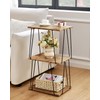 KJGKK Tall Side Table, Small End Table, 29 inch High