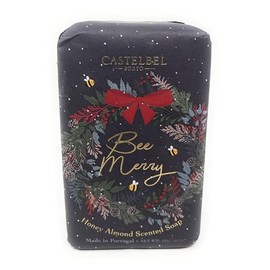 Castelbel Bee Merry Honey Almond Scented Luxury Soap, 10.5 Ounces