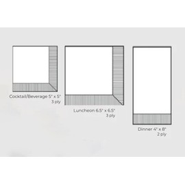 IHR Ideal Home Range Party Napkins Disposable 3-Ply Paper Lunch Napkin Pack, 6.5" x 6.5", Holy Family, 20-Count