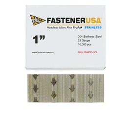 1" Micro PIN Nails 23GA SS 10,000ct | SSMP23-1P2