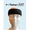 YamerSK8 Padded Headband for Figure Skating, Black (Extra Small)