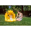 Poolmaster - Piscina Inflable para niños con sombrilla, león bebé