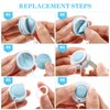 STOBOK 4pcs Macaron Screen Cleaners Eyeglass Lens Portable Phone Screen