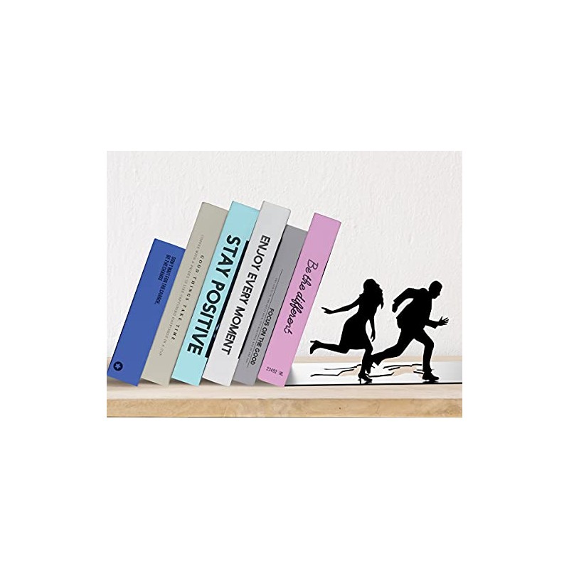 I-TOTAL® - Cute Metal Book Stand Bookends Bookends for Shelf/Table