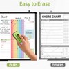 Lockways 36" x 24" Magnetic Chore Chart Board, Dry Erase