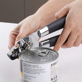 FEISHIONG Can Opener Manual,Handheld Can Openers with Big Effort-Saving Knob,Manual Can Openers No Sharp Edges for Seniors, Easy Can Opener for Arthritis Hands