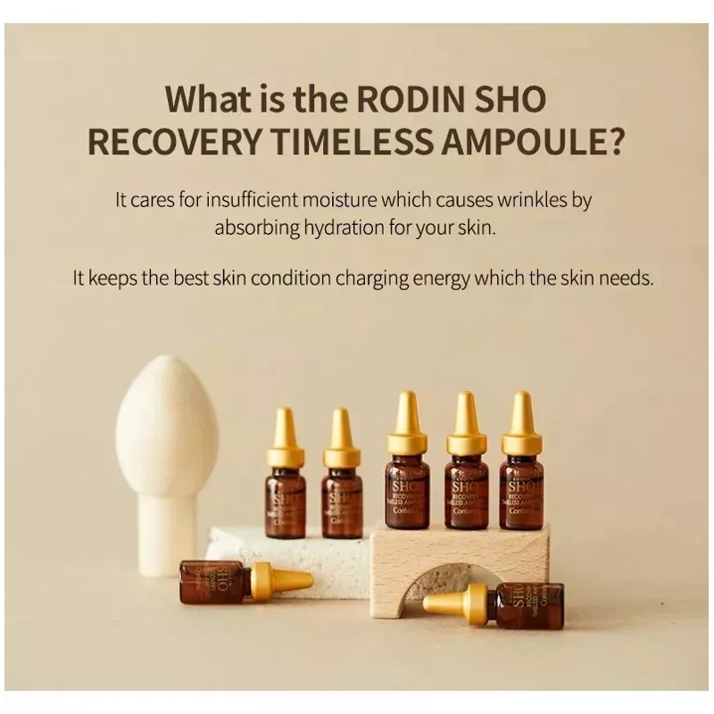 COREANA RODIN SHO RECOVERY TIMELESS FACIAL AMPOULE (28DAYS INTENSIVE PROGRAM)