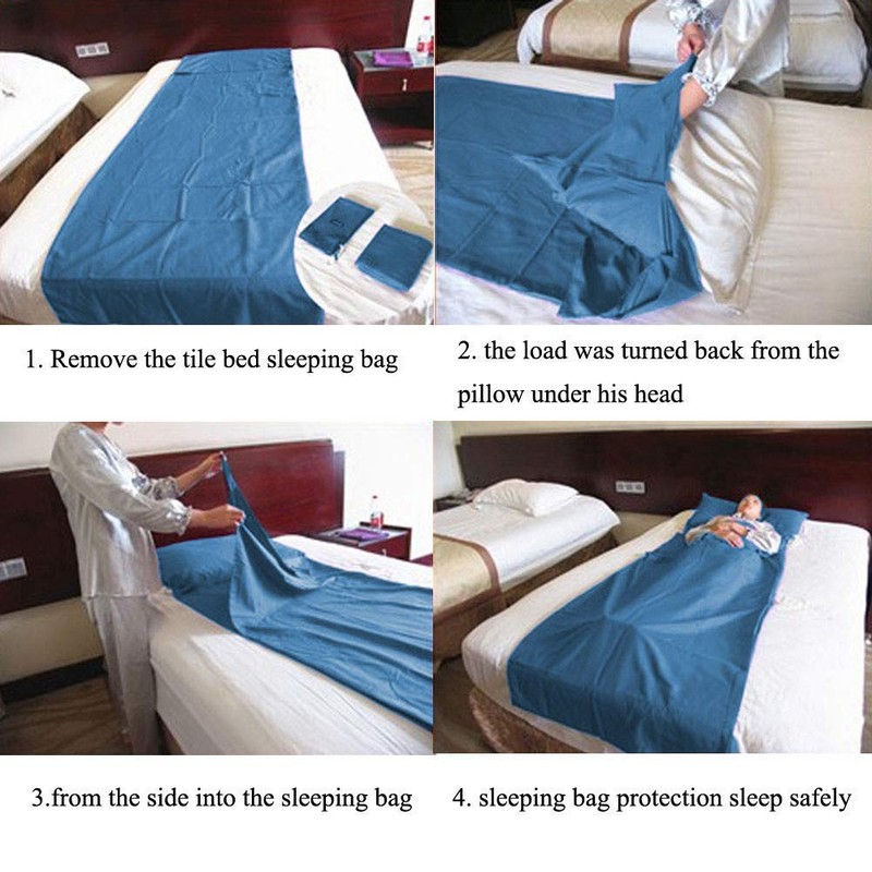 Sleeping Bag Liner Travel Camping Sheet Lightweight Sleep Sack Cotton