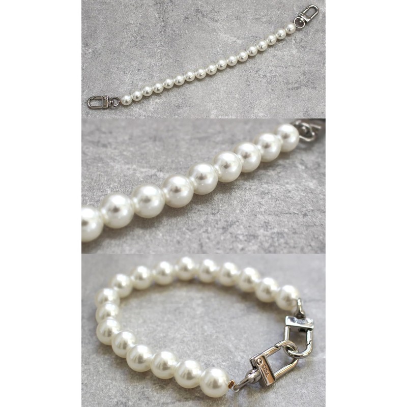 Salon de Alphard Pearl Strap, Smartphone Strap, Wrist, Hand Strap,