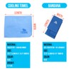 2 Pack Cooling Towels and Cool Neck Gaiter Face Cover