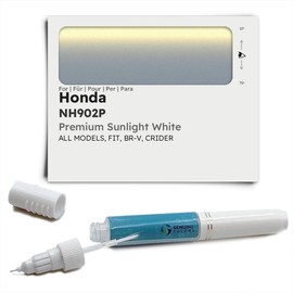 Genuine Colors Premium Sunlight White NH902P Paint Pen for Honda Fit BR-V CRIDER