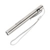 2Pcs Mini Flashlight Pocket Clip Stainless Steel ABS Rechargeable 600mAh
