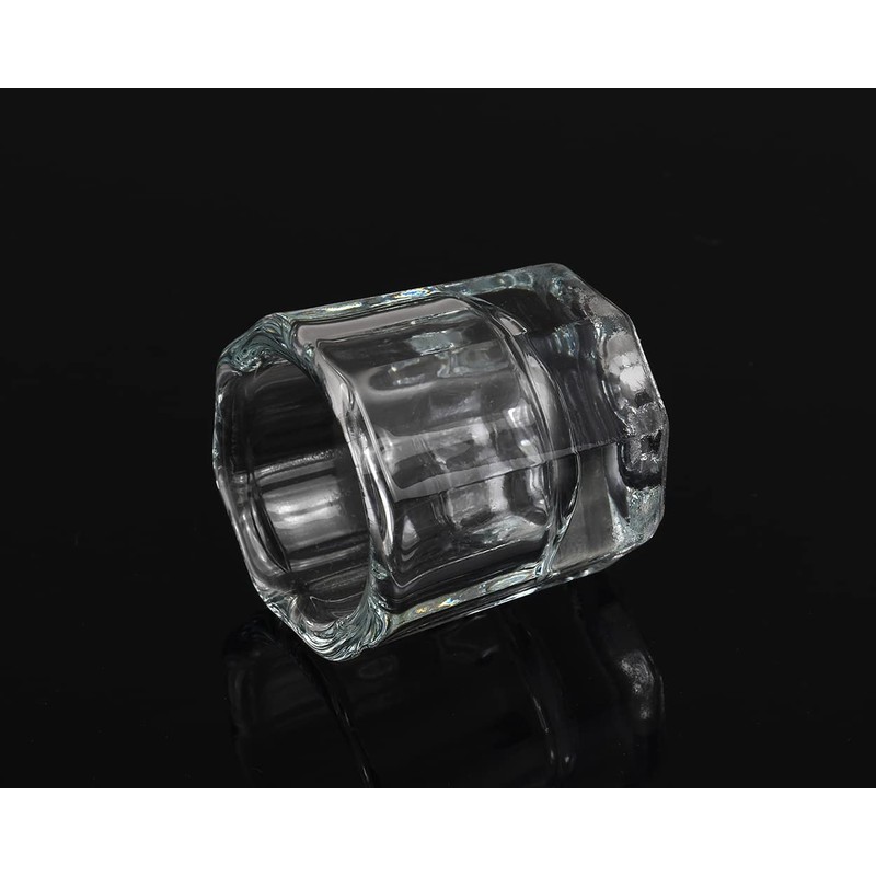 SCSpecial Dappen Dish 2 Pieces Acrylic Liquid Powder Crystal Glass