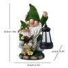 Solar Gnome Garden Statue for Outdoor Decor – Cute LED