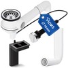 VIOKS Drain Fitting Sink with Strainer Basket Valve 70 mm