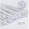 200 Pcs 6" Garden Plastic Plant Twist Ties Reusable White