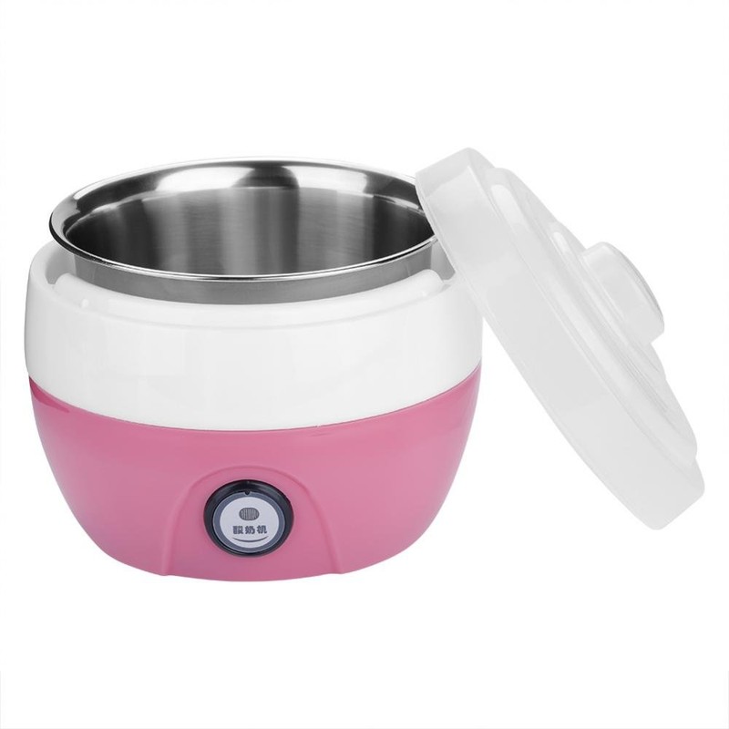 1L Stainless Steel Inner Container Digital Yogurt Machine, DIY Maker
