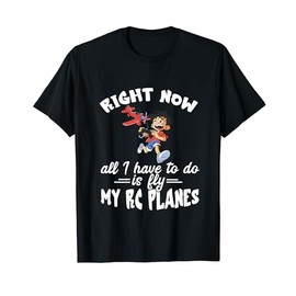 RC Plane Airplane Fly All I Have To Do Remote Control Pilot T-Shirt