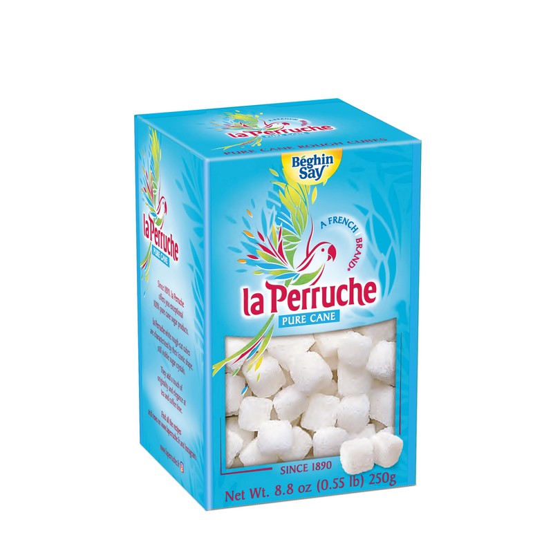 La Perruche Pure Cane White Sugar Cubes (250g/8.8oz box) |