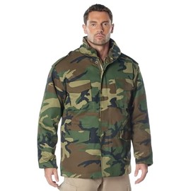 7998 Ultra Force Woodland Camouflage M-65 Field Jacket (4X-Large)