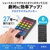 Sanwa Supply NT-BT26BK Programmable Numeric Pad (Bluetooth Model)