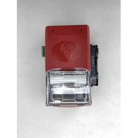 Gentex GES3-24WR 24VDC Selectable Candela Low Profile Evacuation Strobe - Red Faceplate