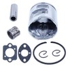 Mtanlo 47Mm Piston Gasket Kit For Husqvarna 455, 455E, 455