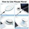 Giecy Mouse Jiggler with Timer Breathing Light, Undetectable Driver-Free Mover