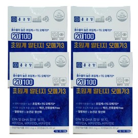 Chong Kun Dang 20100 Supercritical Altige Omega 3 833mg x 30 capsules 4 boxes HI / 종근당 20100 초임계 알티지 오메가3 833mg x 30캡슐 4박스 HI