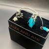 Alex and Ani Silver Bangle Bracelet Elephant Owl Chipmunk Charms