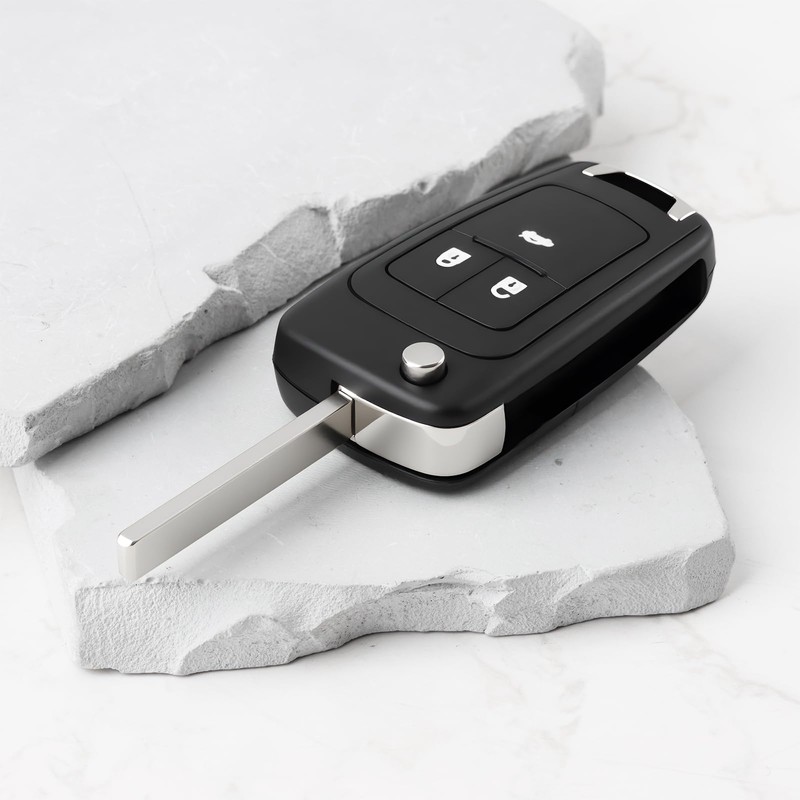 EMSea 1Set 433MHz 3 Button Flip Remote Key Fob with