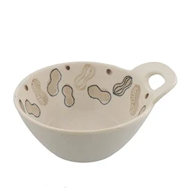 ks-036-04 Tableware East Tonsui, Small Bowl with One Hand, Fruit, Japanese Tableware, Peanuts
