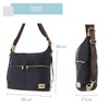 Keskulu Design DC3-011 Women's Shoulder Bag, 3-Way Qu'est ce Que