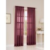 No. 918 Emily 59 by 63-Inch Sheer Voile Curtain Panel,