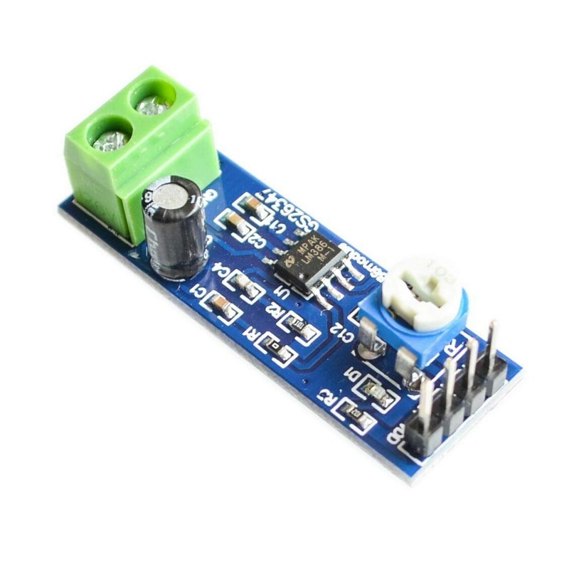 LM386 Audio Amplifier Module 200 Times 5V-12V Input 10K Resistance