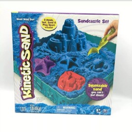 Kinetic Sand Sandcastle Set with 1lb of Kinetic Sand Tools * Color Varies*