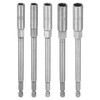 sourcing map 5pcs Nut Driver Drill Bit 6-10mm Metric Impact