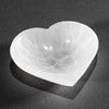 NKlaus Natural Selenite Heart Bowl 10 x 11 cm Gemstone