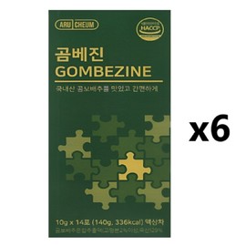 Original Archaeum Gombejin 10g / 본사정품 아르채움 곰베진 10g X 14포 6박스 곰보배추