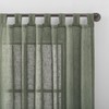 Archaeo Burlap Weave Linen Blend Tab Top Curtain, 50" x