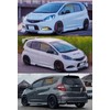 Fits for 2009-2014 Honda Fit GE8 Hatchback 3D Wavy JDM