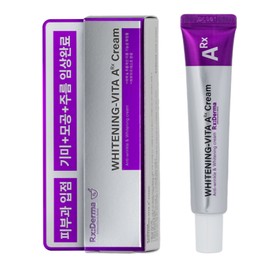RX Derma Whitening Vita A Cream Retinal 1300ppm Cream Retinol Vitamin A Wrinkle Improvement Whitening Age Spot Night Cream 20g / 알엑스더마 화이트닝 비타A크림 레티날 1300ppm크림 레티놀 비타민A 주름개선 미백 검버섯 나이트 크 림 20g