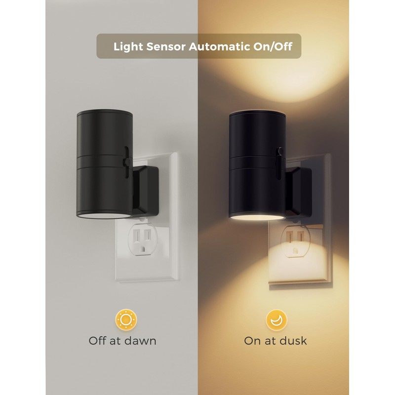 L LOHAS LED Night Light Plug in, Modern Night Lights