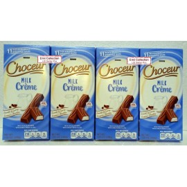 Choceur Milk Crème Smooth & Creamy European Chocolate 7.05oz 200g Bundle - 4 Bars