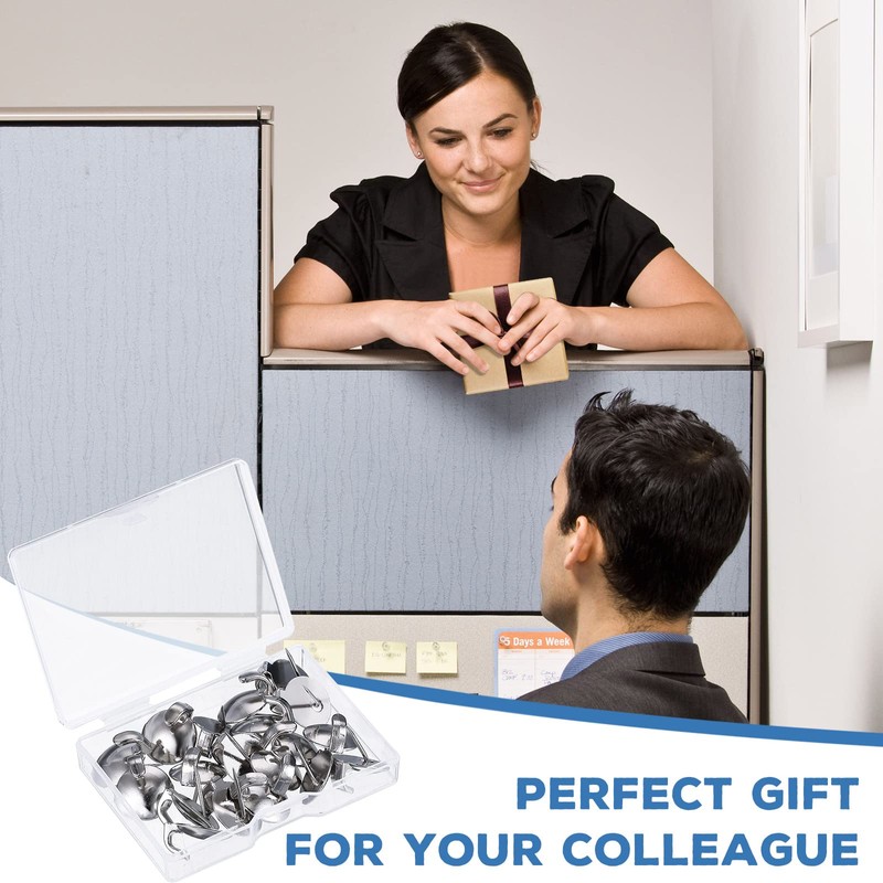 Ripeng 40 Pcs Cubicle Hooks for Fabric Wall, Cubicle Picture