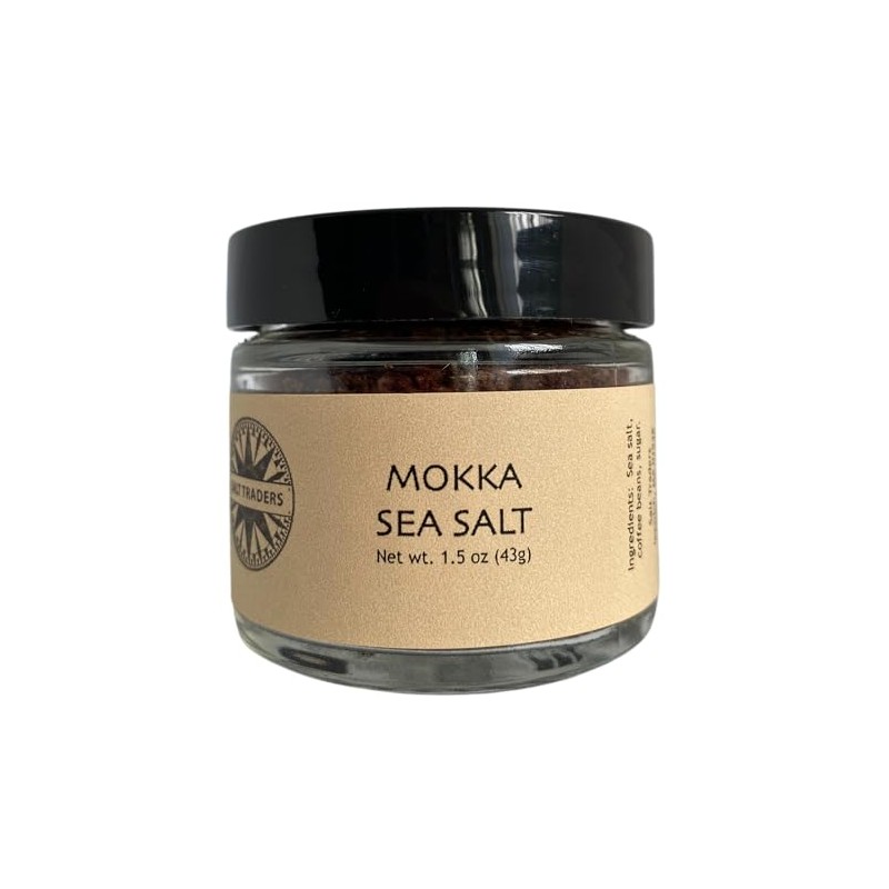 Salt Traders Mokka Flavored Sea Salt - 1.5 oz Net