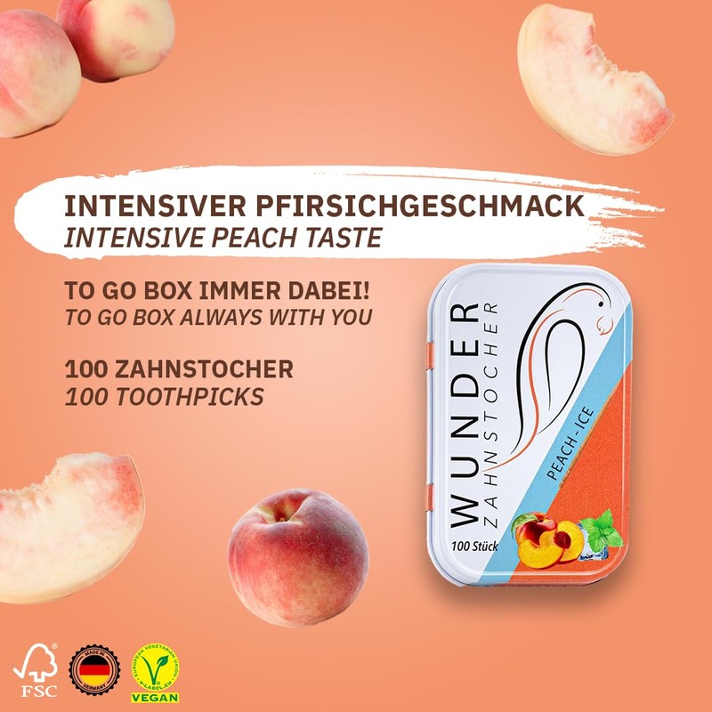 Wunder Zahnstocher - Toothpick with Flavour - Fresh Breath with