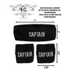 Funny Guy Mugs Captain Unisex Sweatband Set (3-Pack: 2 Wristbands