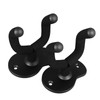 2PCS Guitar Wall Mount Hanger Metal Multifunctional Guitar Hangers Hook